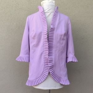 Vintage Claralura Original Lavender Ruffled Blazer - S